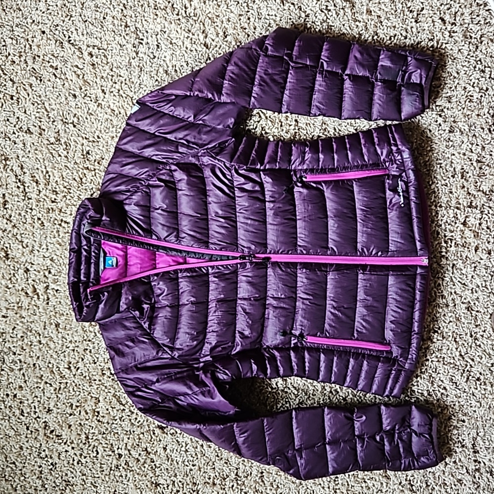 Eddie Bauer Storm Down Jacket, Size Small Color Plum